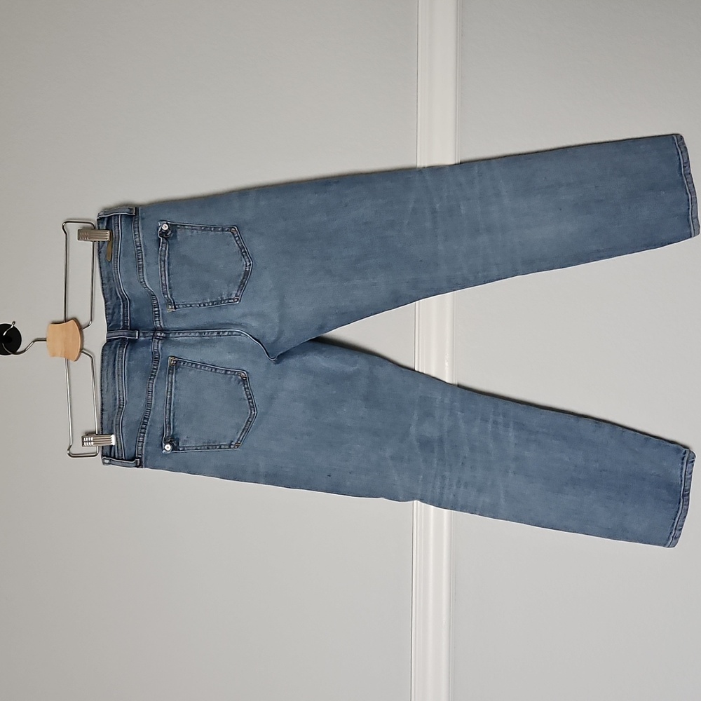 Anthropolgie Pilcro And The Letterpress Slim Boyfriend Distressed Jeans Blue 27 - Picture 4 of 12